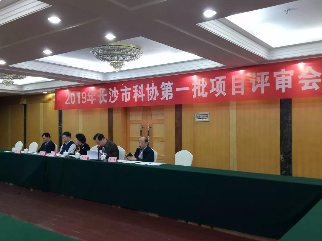 2019年市科协第一批项目评审会召开 长沙市环境科学学会秘书长蒋检花参与项目汇报